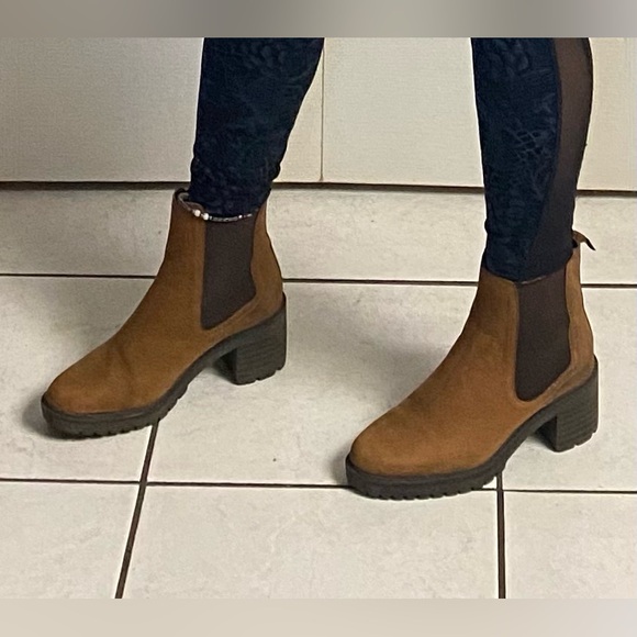 OKER WOMENS REESE COGNAC COLOUR
 BOOTS - Picture 5 of 15